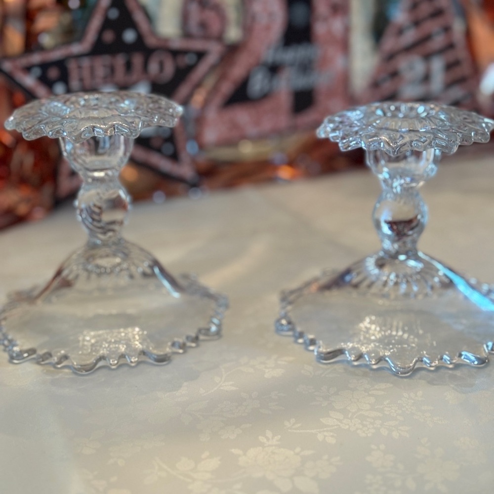 Pair of Cambridge Martha Candlesticks